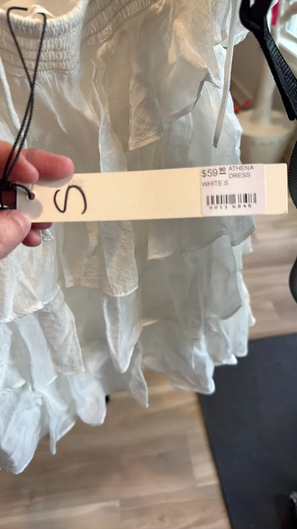 Mustard Seed White Halter Neck Dress - Image 4