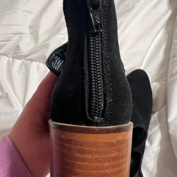 Steve Madden Black Suede Ankle Boots - Image 11