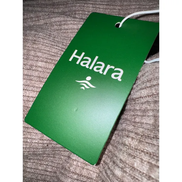 Brand New Halara Ribbed High Waisted Pocket Wide Leg Casual Pants Size XS - Image 6