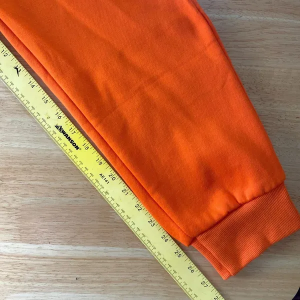 NWT Bright Orange "Nasa" Drawstring Jogger Sweatpants Refill Size 3X - Image 8