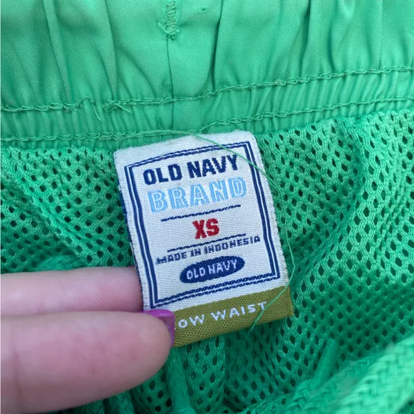 Vintage Old Navy extra small green low rise cargo parachute tracksuit - Image 3