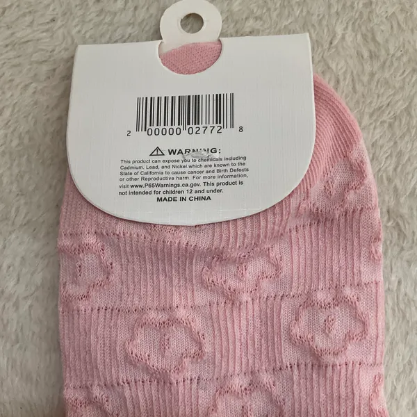 Pink Socks Size 9 - Image 3