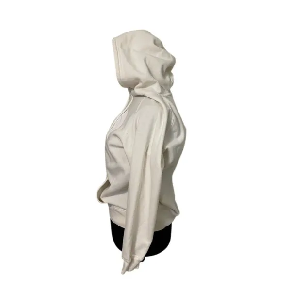 The North Face Half Dome Hoodie Women's M Cream Ivory Logo Pullover Sweatshirt - Image 4