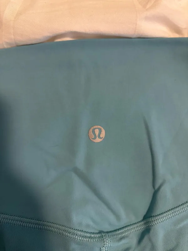 Teal Lululemon Leggings - Image 2