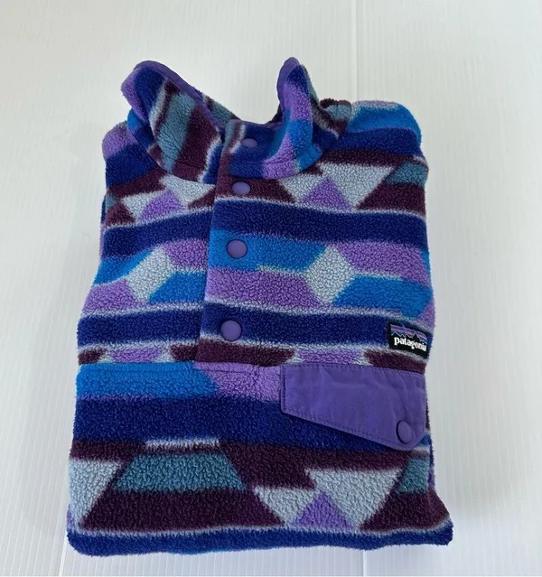 Patagonia Synchilla Snap T Fleece Pullover Guatemalan Tango Purple Blue,… - Image 11