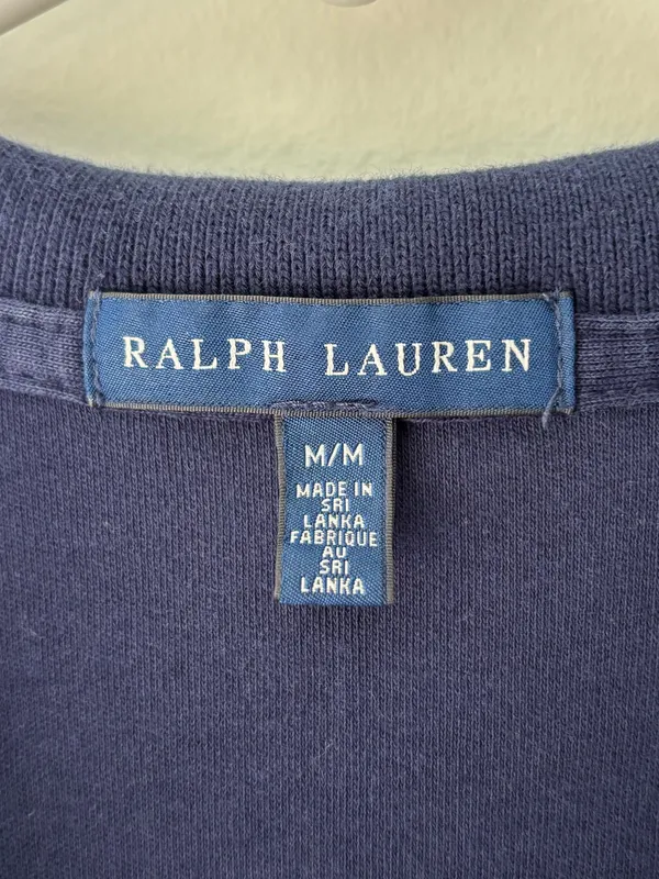 Ralph Lauren Sleeveless Polo Mini Dress Navy Blue Green Embroidered Pony Preppy - Image 4