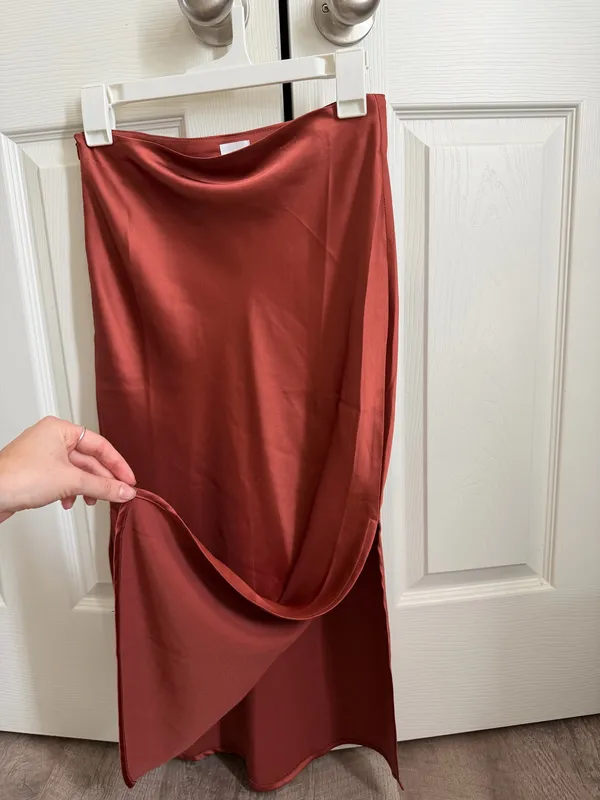 Silk Midi Skirt Princess Polly - Image 3