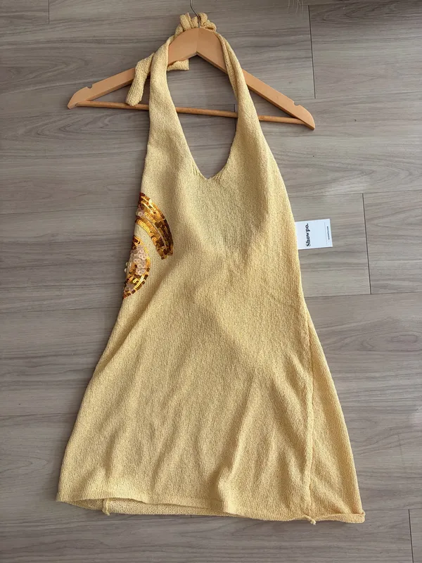 Showpo Shop Yellow Mini Dress - Image 2
