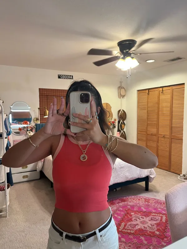 Tank Red Size XS - Image 2