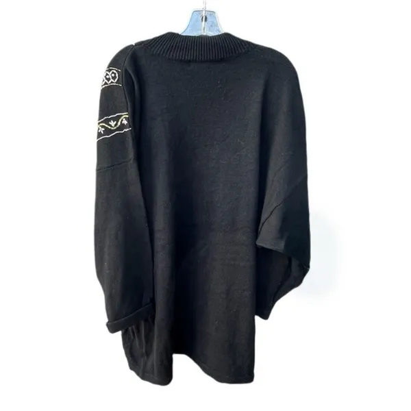 Vintage Victoria Jones size 4X gold silver ramie cotton sweater. - Image 7