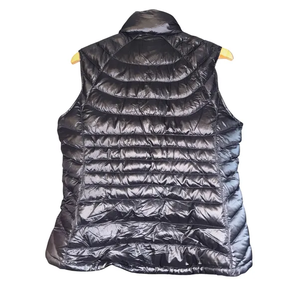 Bernardo Goose Down Puffer Vest‎ Women's Medium Black Warm Fall Packable Light - Image 2