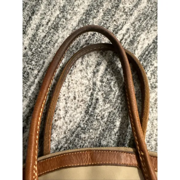 Vintage King Ranch Canvas Leather La Bolsa Bag‎ STAMPED JJ Kingsville Texas - Image 12