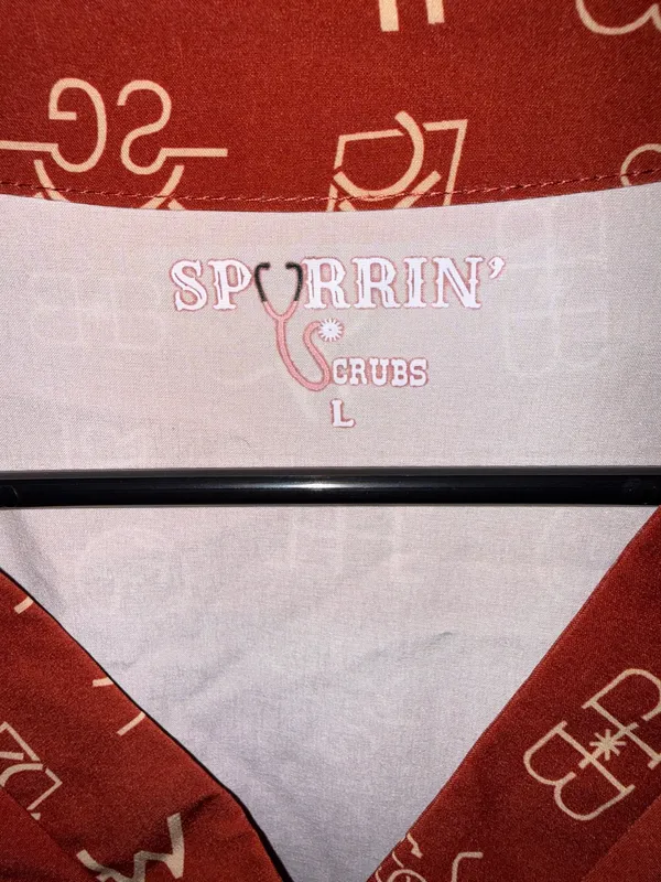 Spurrin Scrubs Red Size L - Image 2