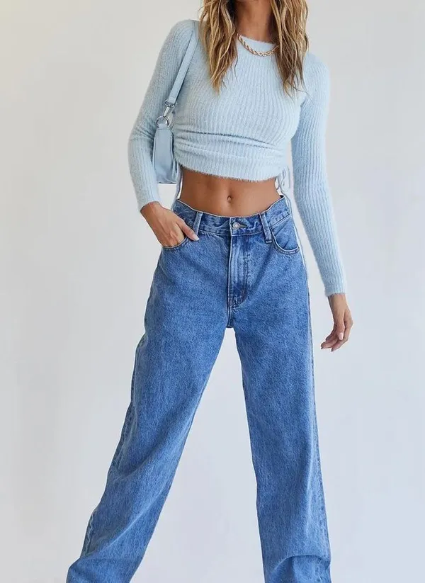 Princess Polly Jesica Sweater in Blue - size XS/Small - Image 3