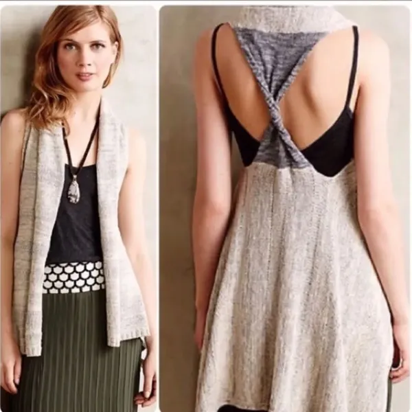 ✨ Anthropologie Sparrow Twist Back Vest✨ - Image 2