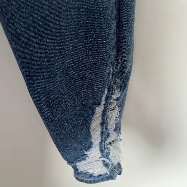 We the Free People Skinny Womens jeans Sz 30 Distressed Y2K Grunge Indie Sleaze - Image 5