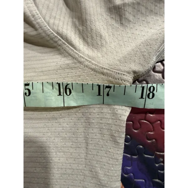 LULULEMON‎ White Baselayer Long Sleeve Top Size 8 - Image 7