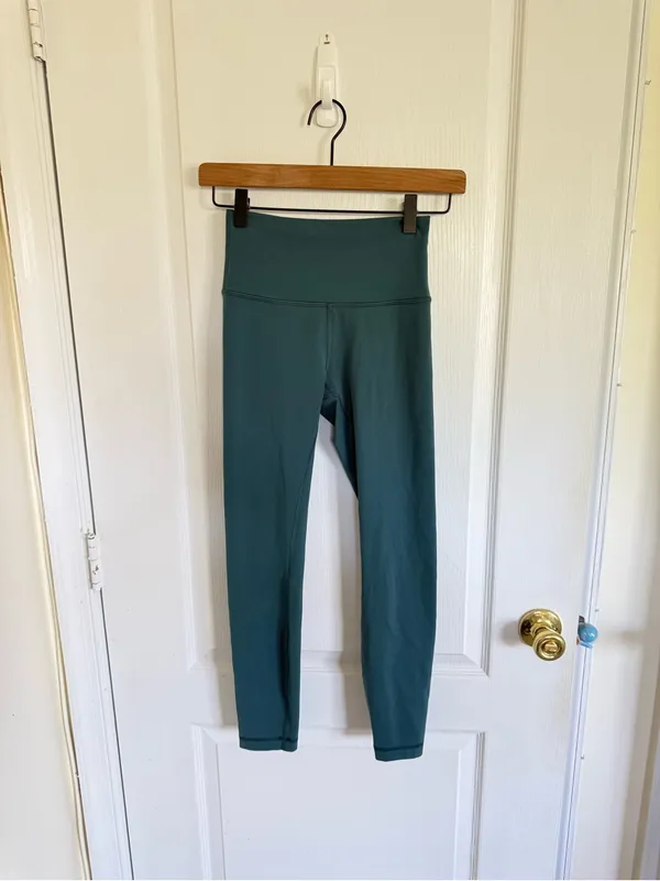 Lululemon Wunder Train High-Rise Tight 25" Green Jasper - Image 3