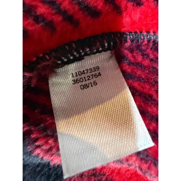 Victoria's Secret Robe Women XS/S Red Black Buffalo Plaid Sequin Cozy Cabin - Image 4