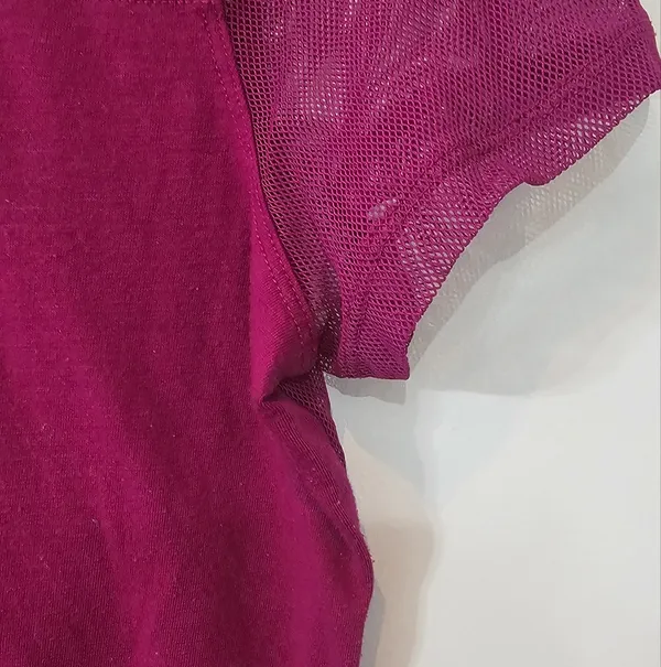 Victoria’s Secret Sport Violet Mesh Tee - Image 4