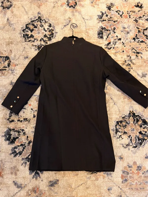 It Goes On Black Shift Dress Shop the Mint - Image 2