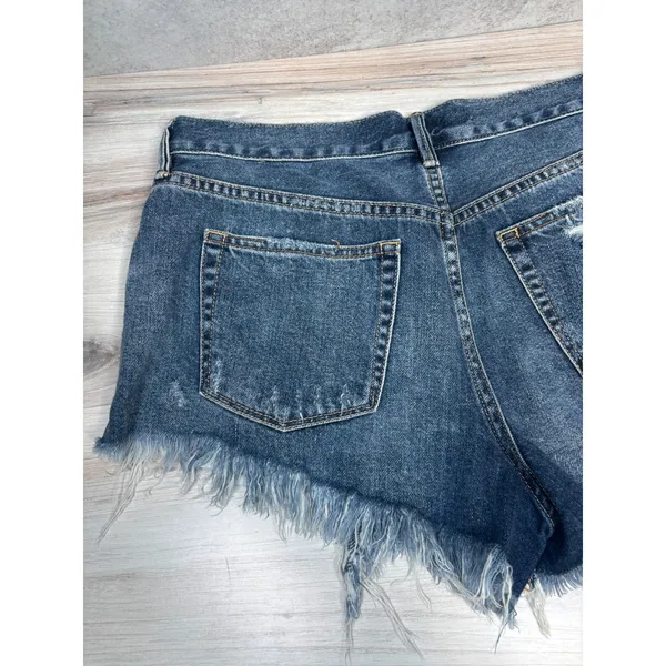 We The Free Free People Byron Bay‎ Denim Cut Off Shorts 28 Distressed Jean Short - Image 6