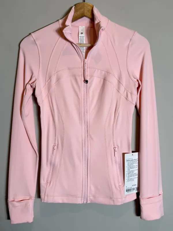 Lululemon Define Jacket Nulu Women's 4 Blush Quartz Pink Athletic Workout NWT - Image 7