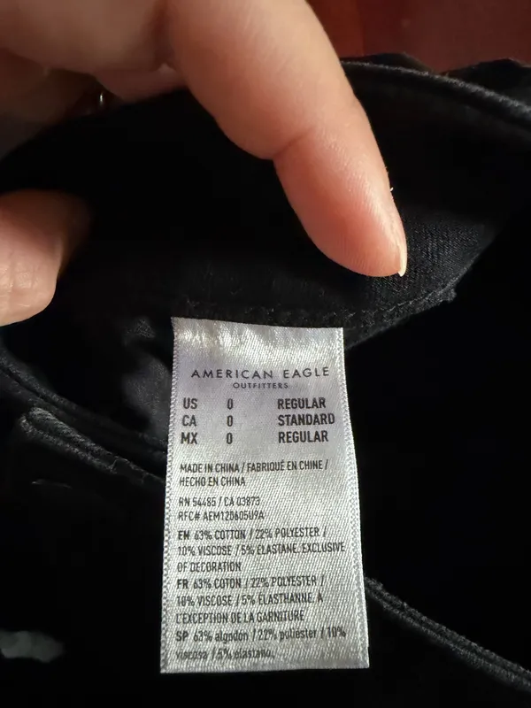American Eagle Black High-Rise Jeggings - Image 5