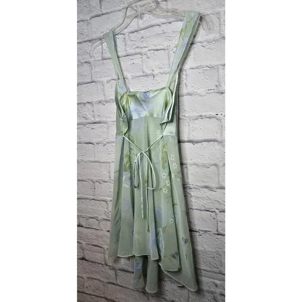 Vintage Secret Treasures floral y2k green babydoll slip lingerie medium. - Image 7