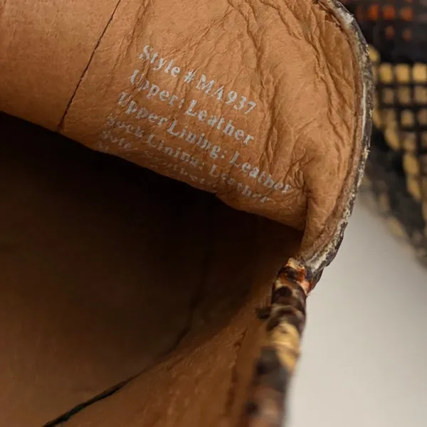 MADEWELL The Frances Loafer Snake Embossed Leather Snakeskin Shoes Size 8.5 - Image 10