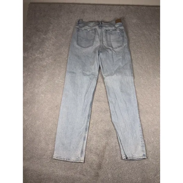 american eagle super high rise straight 10 long - Image 6