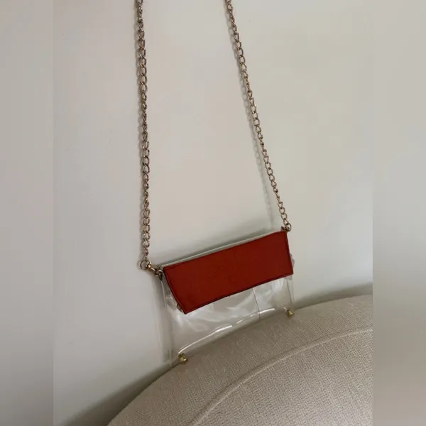 UT clear bag rust burnt football stadium approved Longhorns crossbody concert - Image 2