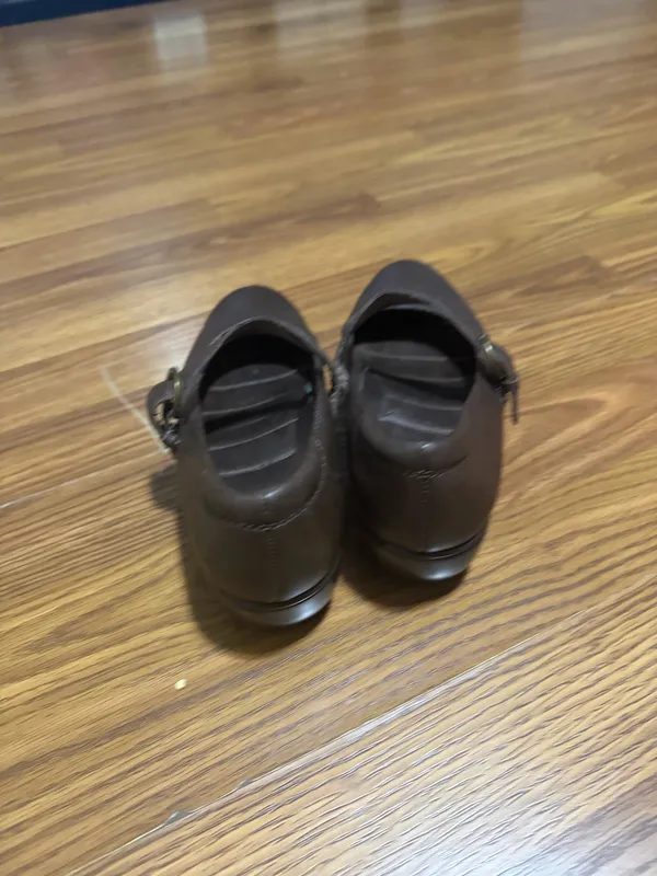 Easy Spirit Brown Leather Mary Jane Comfort Shoes Size 7 - Image 3