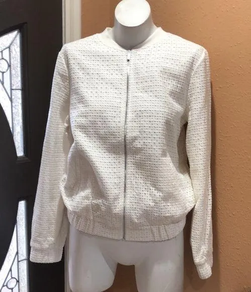 1 .State white full zip jacket - Image 3