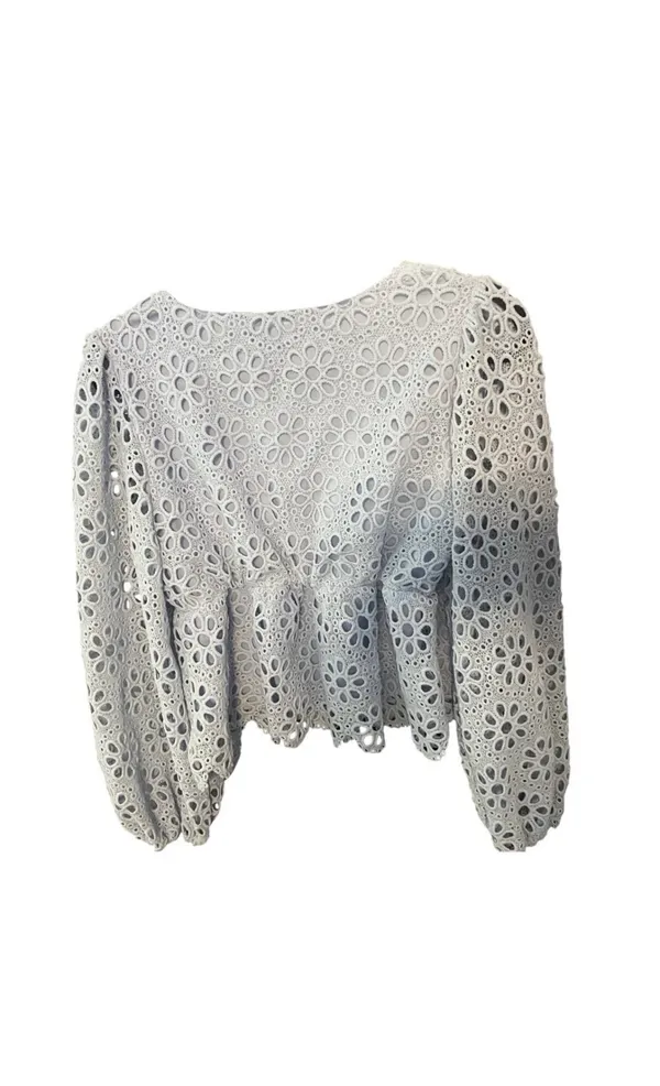 Altar'd State Long Sleeve Blue Blouse - Image 2