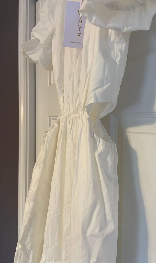 Where Are You From White Maxi Dress - Image 2