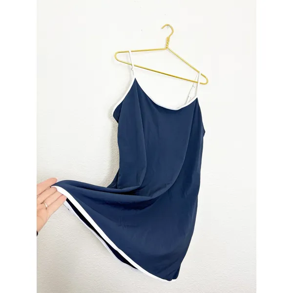 Abercrombie & Fitch Traveler Mini Dress Size XL Navy Tennis Workout - Image 12