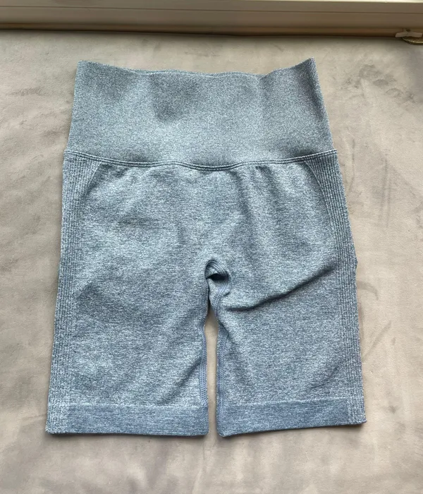 scrunch biker shorts Blue - Image 2