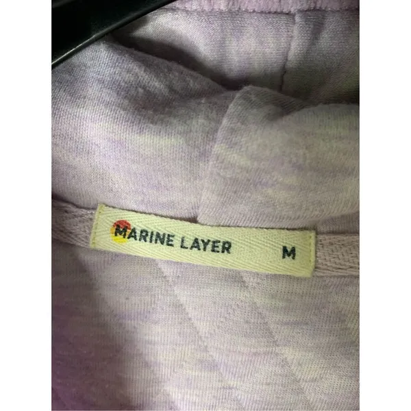 Marine Layer Corbet hoodie lavender women's size medium - Image 3