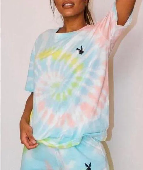 playboy x missguided tie dye tee - Image 6