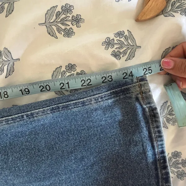 J.Crew Womens Mid-Rise Flare‎ Crop Jean All Day Stretch Blue Denim CL215 Size 29 - Image 9