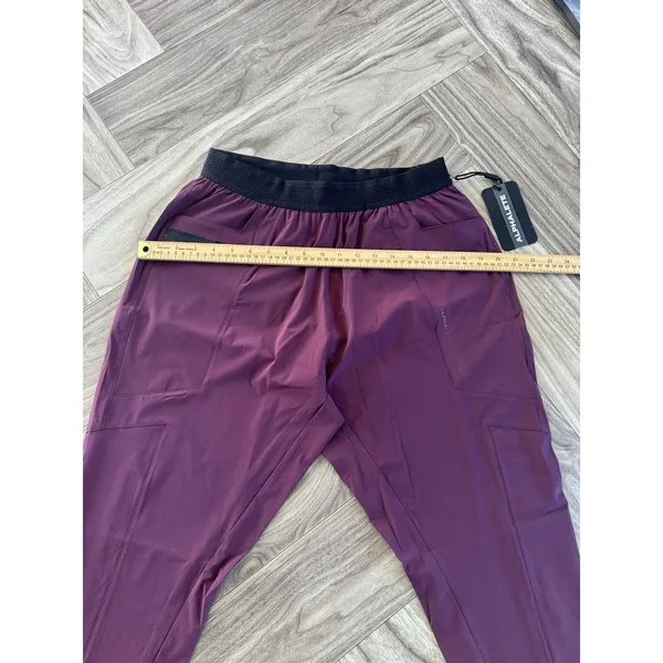 Alphalete Women’s Infinity Studio Pants - Burgundy, Size Medium - Image 6