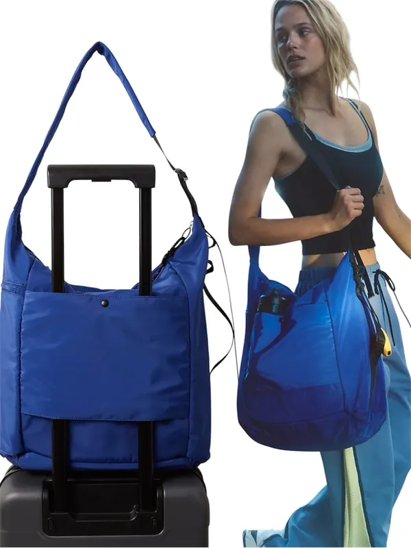 NWT Free People Movement No Time Zones Carryall Tote Electric Shock - Image 2