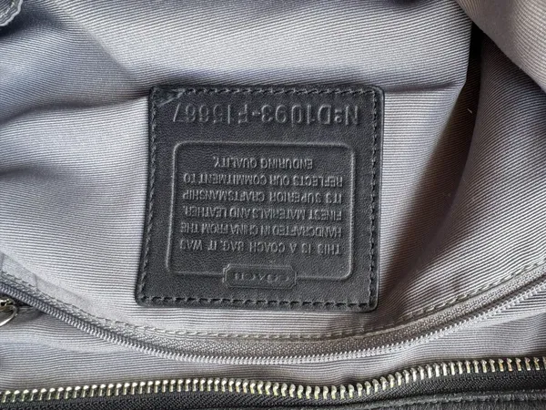 Coach Black Grey Shoulder Bag - Image 3