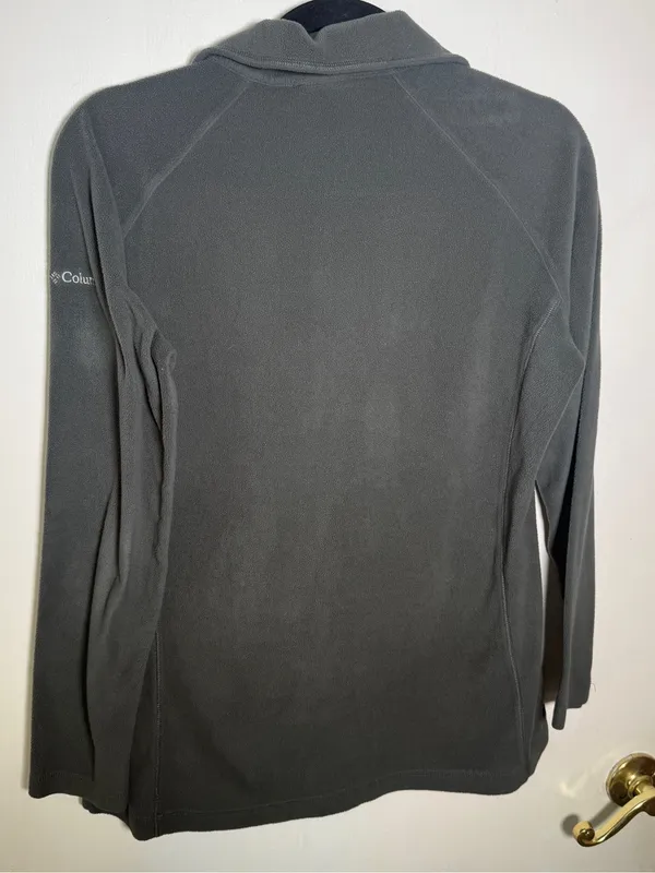 Columbia Women's Half-Zip Fleece Pullover Sweater - Gray Large - Image 6