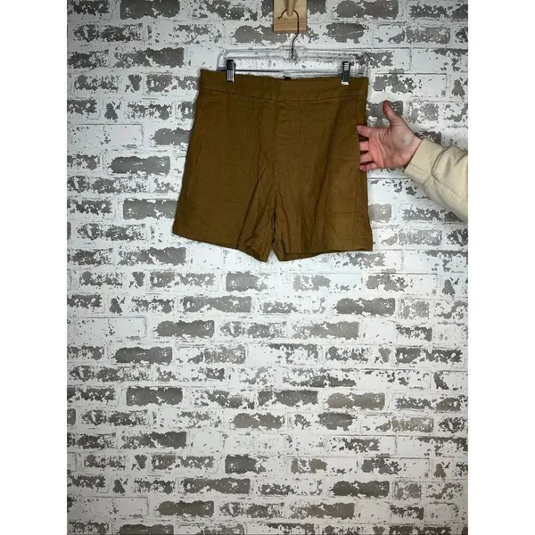 Banana republic | women tan linen blend shorts - Image 7