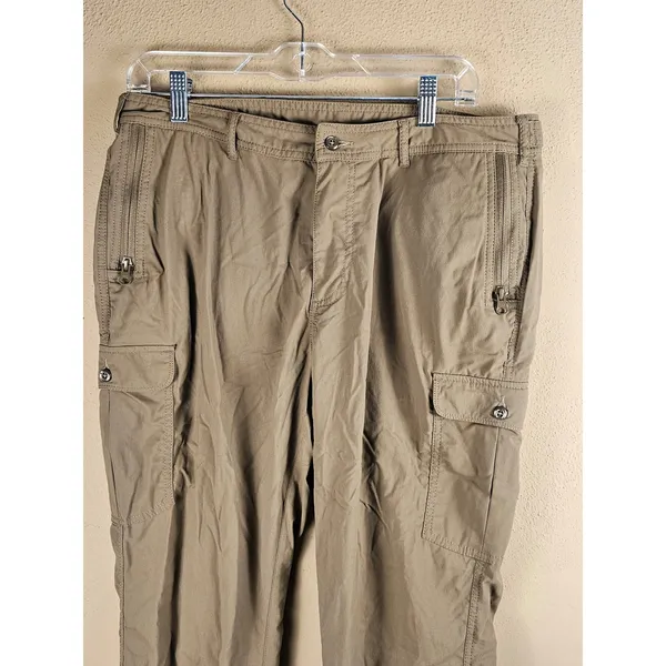 Clothing Arts Womens Beige P‎ Cubed Pick Pocket Proof Pants 12 Tall - Image 3