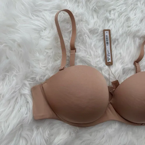Skims Ultimate Pushup Strapless Bra Clay Size 38B - Image 3
