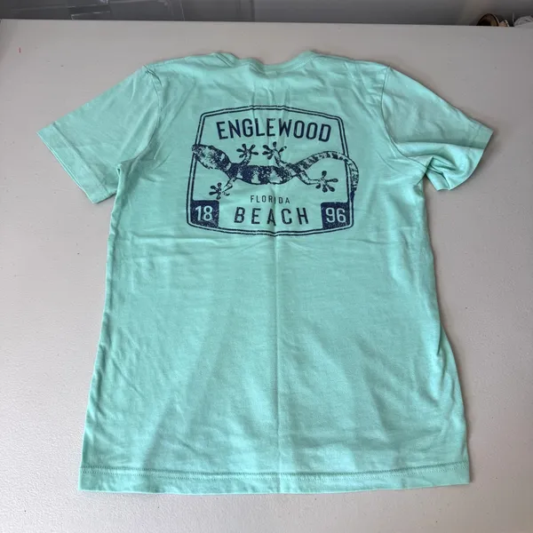 Women's Mint Englewood Beach Florida T-Shirt Size Small - Image 4