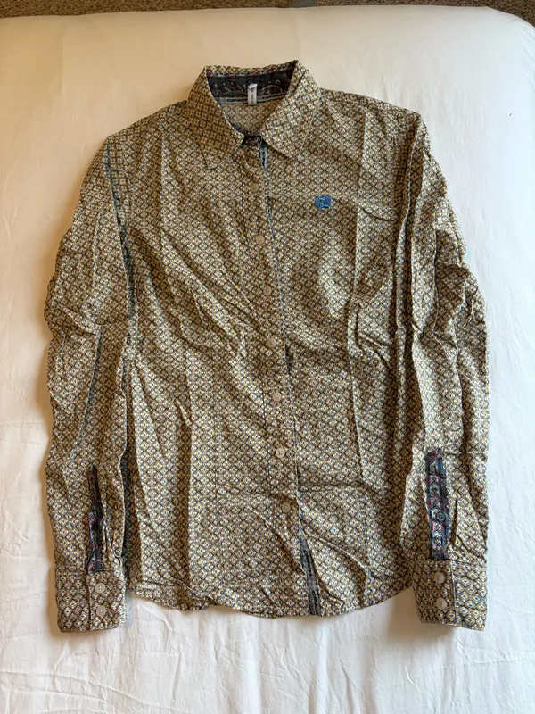 Cinch Women’s Geometric Print Western Button Up Shirt - Image 6